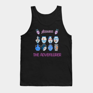 The characters of the zodiac: Aquarius Tank Top